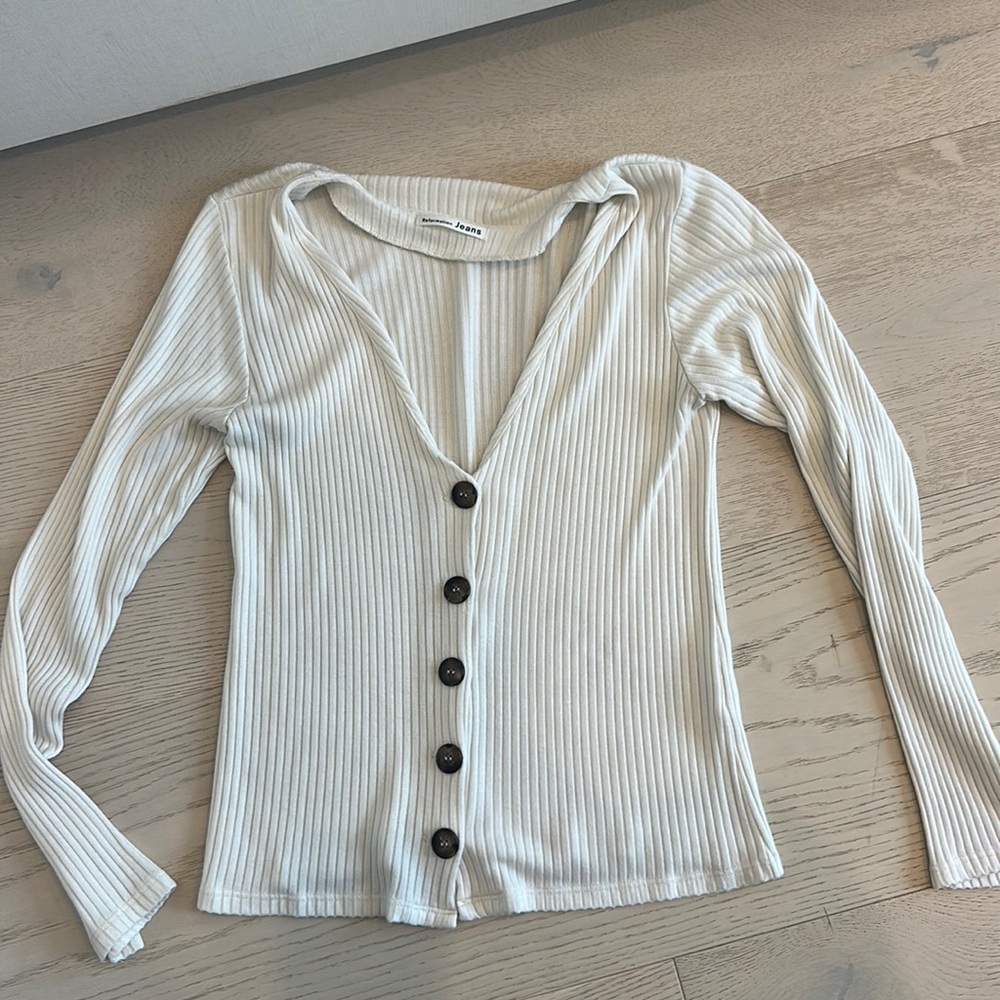 Reformation button up top | Size S